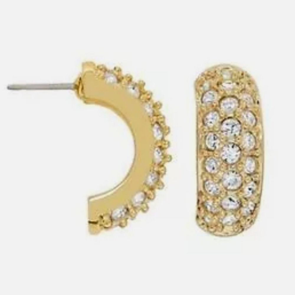 Swarovski hoops